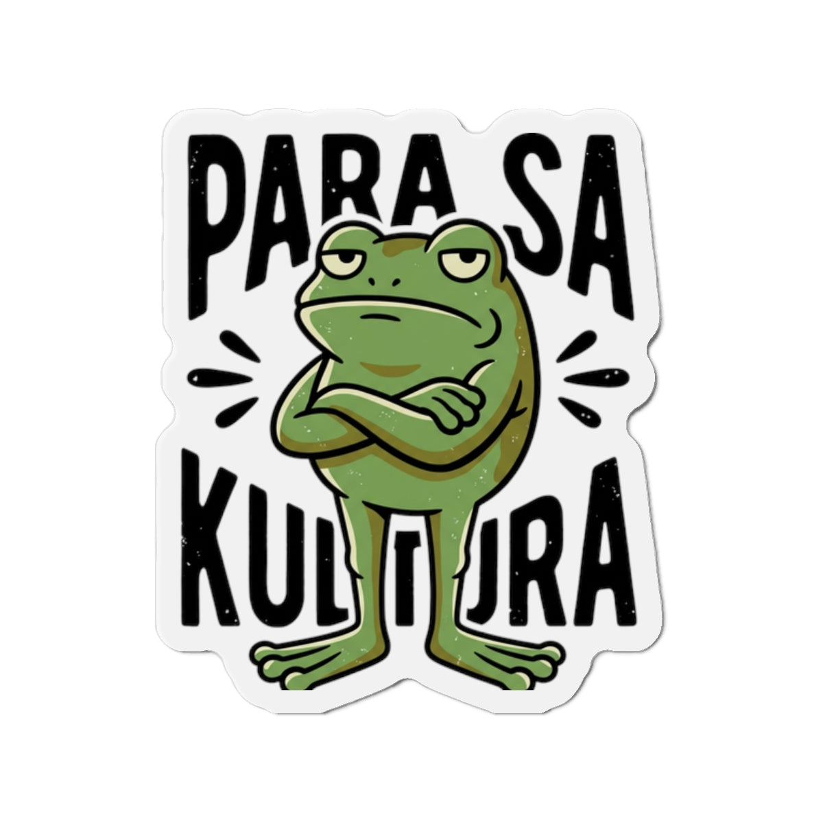 Para Sa Kultura Frog Magnet