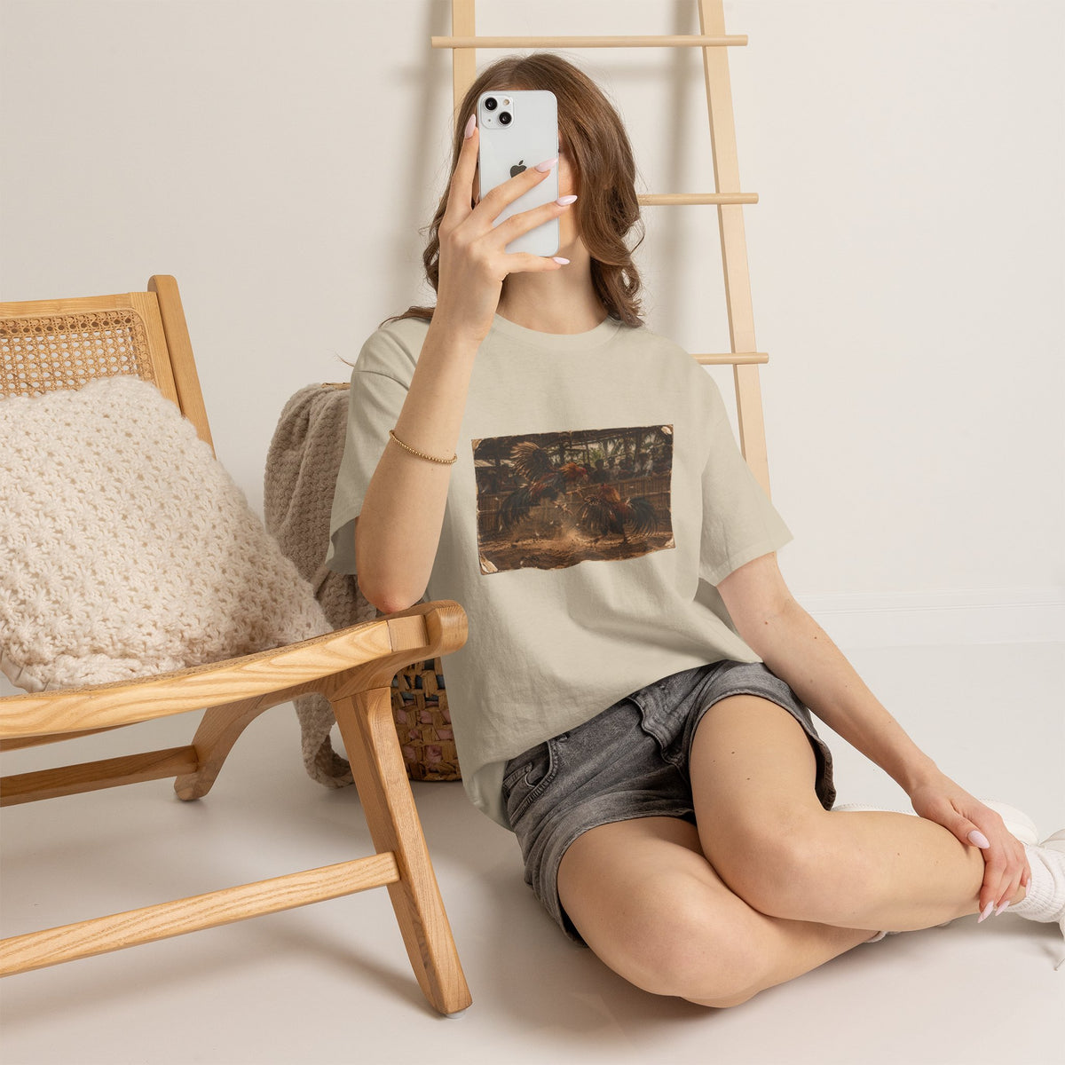 Cockfighting Graphic Tee- Adult